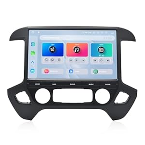 Dasaita Android 13 Car Stereo for Silverado GMC Sierra 2014-2019 with Wireless Carplay/Android Auto, 13.3″ Touch Screen Head Unit, GPS, Radio, Bluetooth 5.0, 4G LTE/5G WiFi, 8G RAM 256G ROM