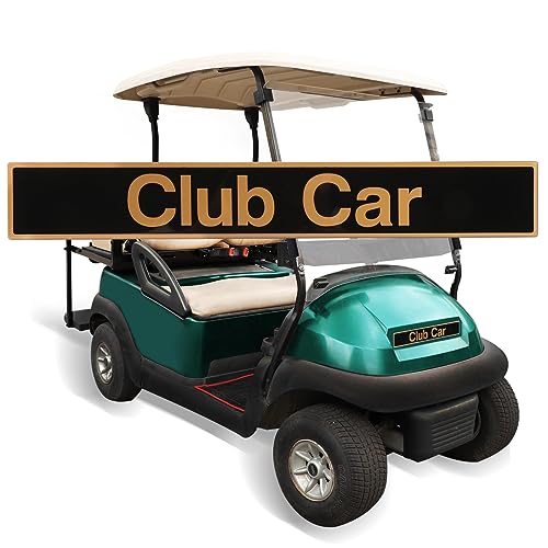 Roykaw Golf Cart Name Plate/Emblem Compatible with Club Car Precedent