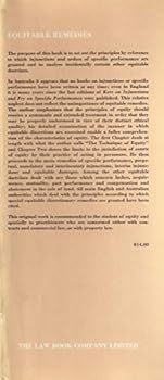 Hardcover Equitable remedies; injunctions and specific performance, Book