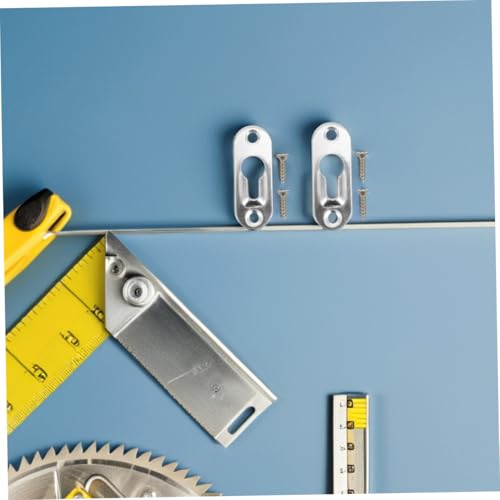 Image of DOITOOL Invisible Picture Frame Hooks Metal Backing Clips for Decorative Frames Wall Hooks Picture Hangers Clips Screws Metal Backing Hardware Screws Easy Installation Hanging Kit for