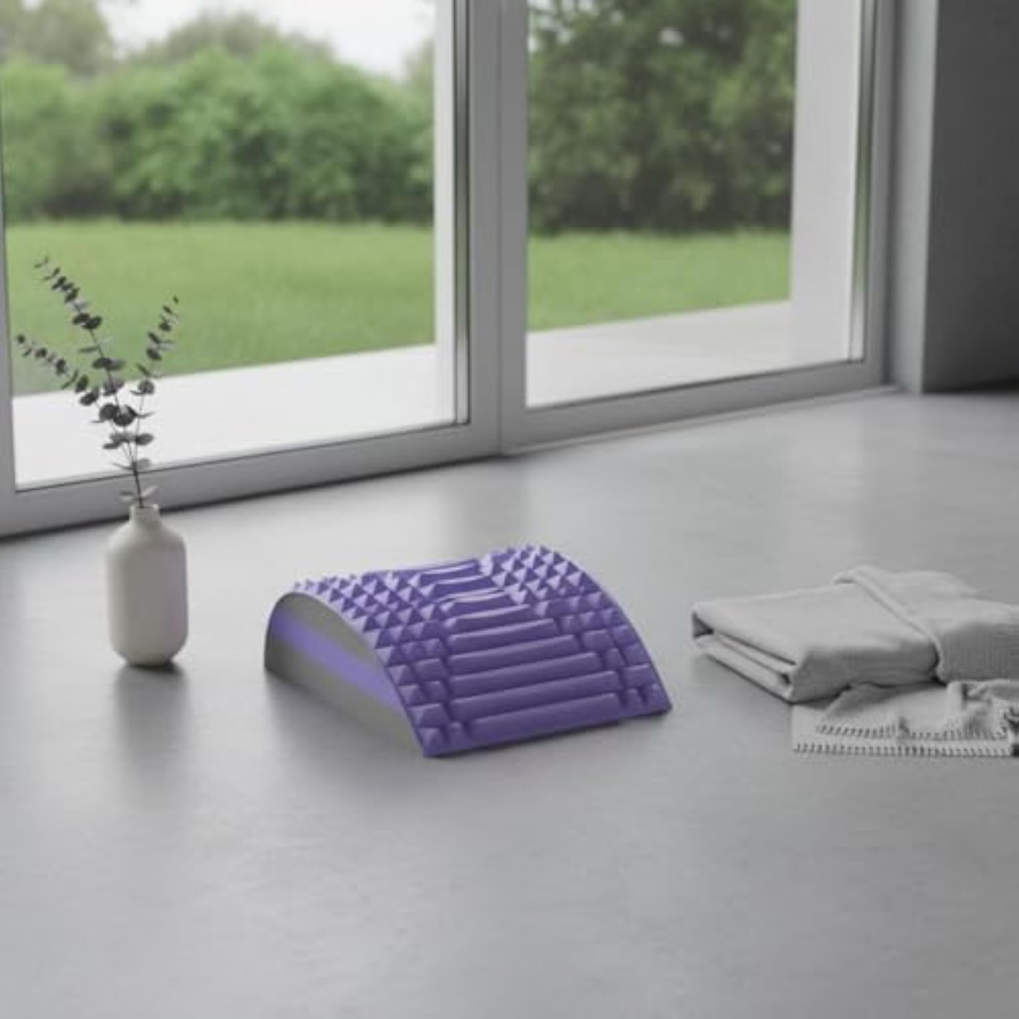 Stretcher Posture Support Back Stretch Cushion, Ergonomic Shape