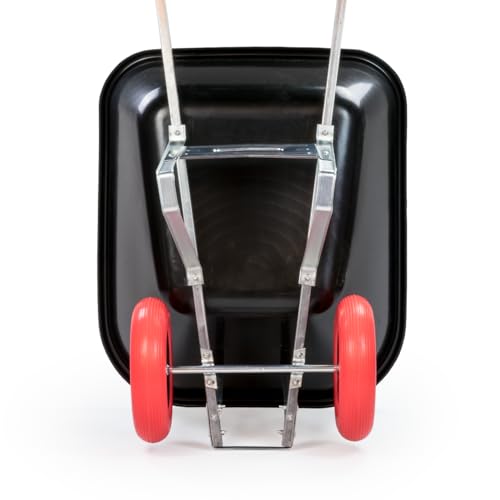 KCT 200L XL Twin Wheel Wheelbarrow Black - Heavy Duty Garden/Stable Yard/Builders Barrow with Puncture Proof Tyres 7 KCT 200L XL Twin Wheel Wheelbarrow Black - Heavy Duty Garden/Stable Yard/Builders Barrow with Puncture Proof Tyres - Image 7