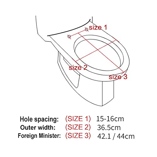Abattant WC moderne en PP rigide avec accessoires de montage inclus - 6