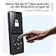 AGPTEK MP3 Player 32GB Bluetooth 5.3, 1.8 Zoll 40 Stunden Wiedergabezeit Digital Kinder MP3 Player mit FM Radio, bis zu 128G,(Ohne Kopfhörer) Schwarz