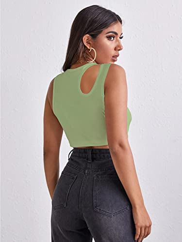 Image of Shasmi Women's Striped Slim Fit Crop, Ribbed, Stylish Tank Top, Soft and Comfy Fabric has Some Stretch