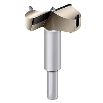 Forstner Bit 24mm, Woodworking Hole Saw, Black Tungsten Steel Wood