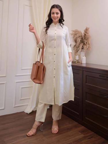 Image of Leriya Fashion Co-ord Set For Women Stylish | Kurti Set For Woman | Short Kurti For Woman | Anarkali Suit For Women's | Festive Ethnic Indian Traditional Outfit for Functions & Puja