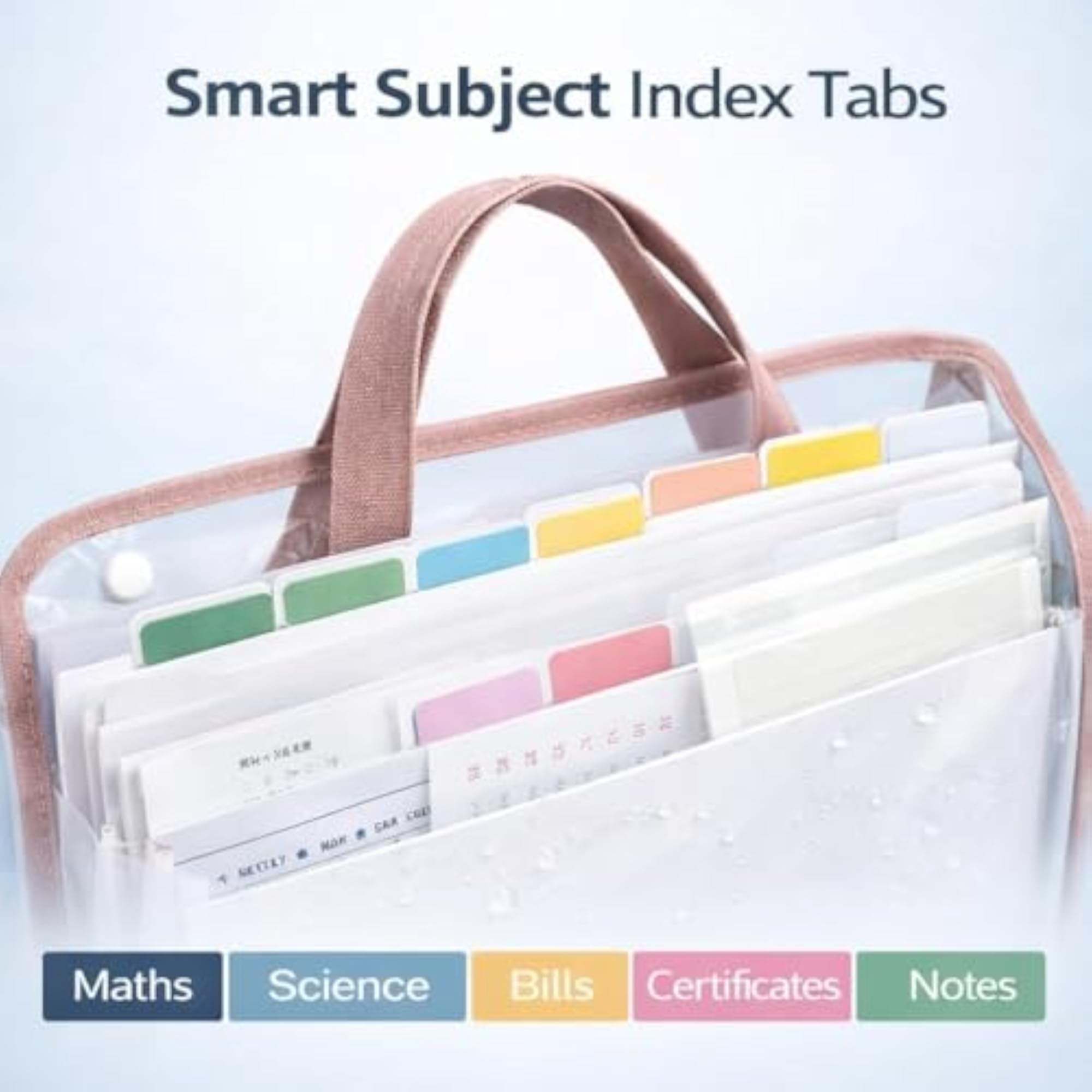 A4 Expanding File Folder, 12 Pocket Document Organizer