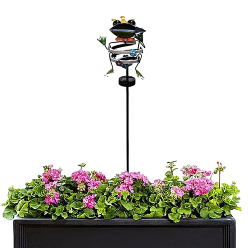 Balise solaire extérieure escargot en métal décoratif pour allée et porche