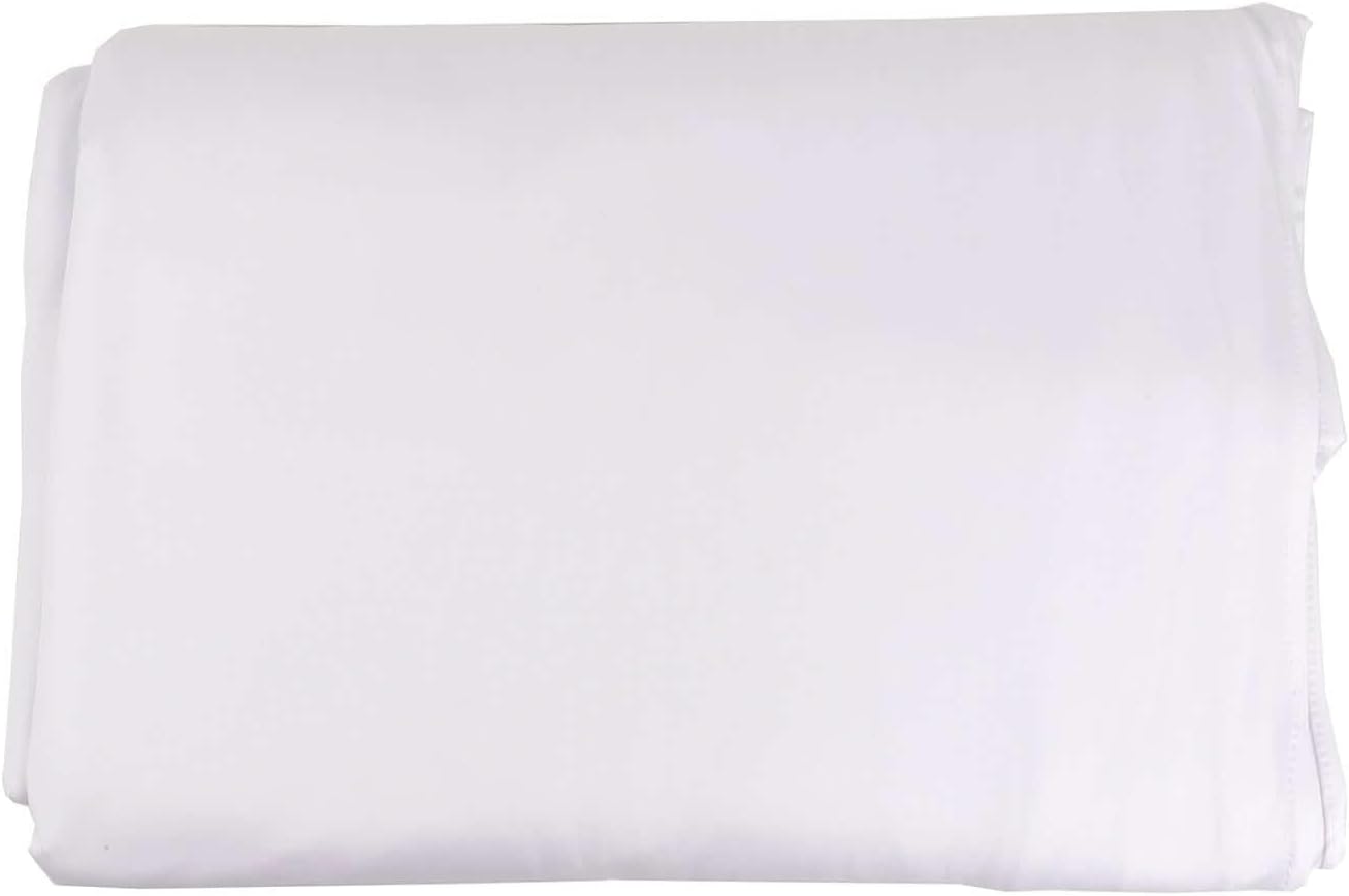 Efavormart White Spandex 4-Way Stretch Fabric Bolt, DIY Craft Fabric Roll - 60" x10 Yards