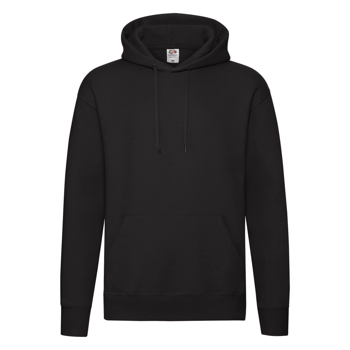 Fruit of the Loom 62152 Premium Hooded Sweatshirt - Black - L