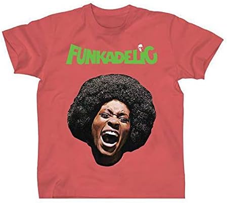 Parliament Funkadelic Maggot Brain George Clinton Rock Music T Shirt CLN-1004 (X-Large) Pink