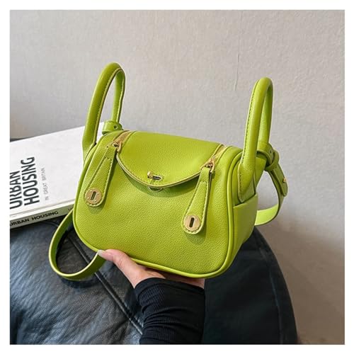 Crossbody Bags For Women with Adjustable Strap PU Leather Shoulder Bag Trendy Handbags Small Zipper Purse (Green)2