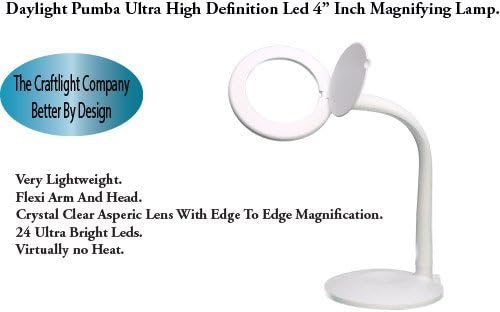 Eco Lights Daylight Pumba Ultra HIGH Definition Magnifying Table LAMP