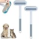 2 Stück Katzenhaarentferner, 3In 1 Multifunktion Tierhaarentferner, Wiederverwendbar Pet Hair Remover, Langen Griff Hundehaare Entfernen, Fusselbürste Tierhaare Teppich Bürst für Kleidung, Möbel, Glas