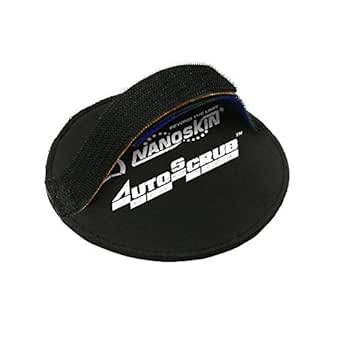 Nanoskin AUTOSCRUB 6" Surface Prep Pad - Hand Applicator - Patented Clay Bar Replacement Tool to Remove Embedded Contaminants Before Wax &amp; Coating | Safe for Painted Surface, Glass, Plastic, Metal &amp; More