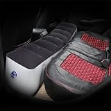 Almohadilla para Espacio De Coche, Almohadilla para Espacio De Asiento Trasero Cojín De Cama De Aire Portátil para Viaje En Coche Camping Accesorios De Interior De Coche Colchón Aire Coche