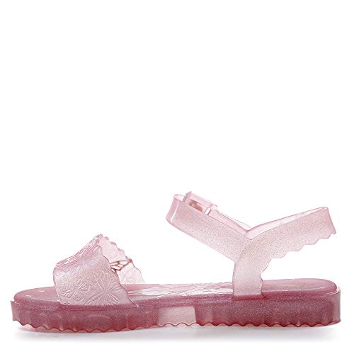 Sandália Grendene Barbie Butterfly Sandalia Meninas S: Rosa/Glitter 25