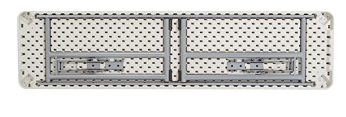 Nps 18" X 72" Heavy Duty Seminar Folding Table, Speckled Gray, 700 Lb Capacity #TOP6