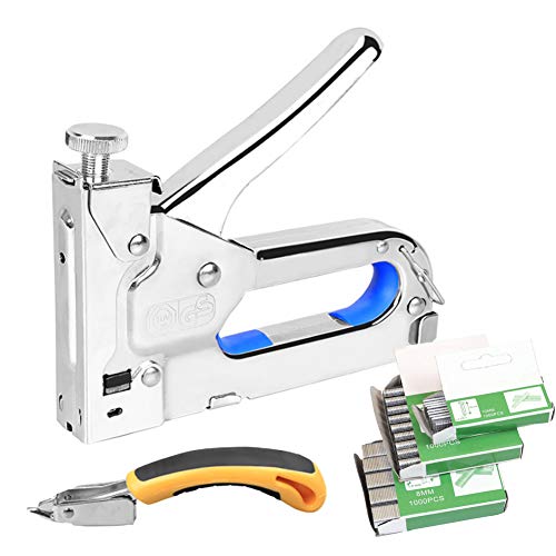 Sparapunti 3 In 1 LWMTT Per Legno - Con 1200 Graffette, Regolabile Per Tappezzeria, Mobili E Fai-Da-Te - Foto 5