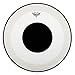 Remo P31322-10 Clear Powerstroke 3 Bass Drum Head - 22-Inch - Black Dot