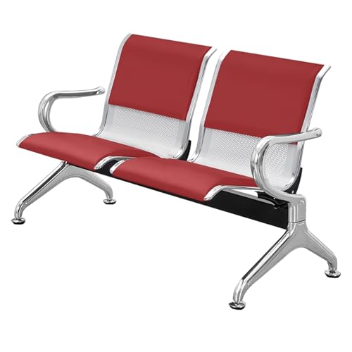 Sillas para invitados de peluquería y salas de espera modernas en rojo