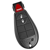 HelloAuto Replacement Remote Key Fob Shell Keyless Entry Car Fob Case Cover Fit 56046953 for Dodge...