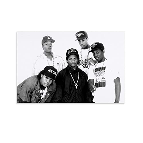 Affiche Straight Outta Compton pour décorer un studio de musique