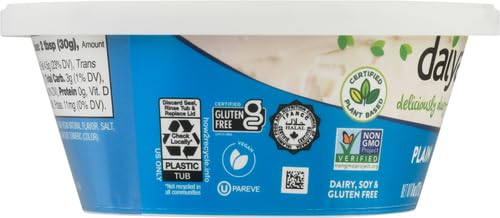 Daiya Plain Cream Cheese Style Spread 8 oz — view 11