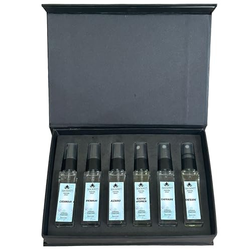 50CENTS Luxury Body Perfume Gift Set for Men & Women | Eau De Parfum Unisex Long-Lasting Scent with Absolute Fragrance | EDP Spray | Ideal Gifts for a Touch of Elegance & Allure-(Pack of 6-10ml) 50CENTS Luxury Body Perfume Gift Set for Men & Women | Eau De Parfum Unisex Long-Lasting Scent with Absolute Fragrance | EDP Spray | Ideal Gifts for a Touch of Elegance & Allure-(Pack of 6-10ml)