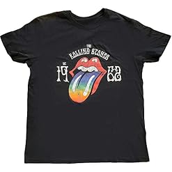 The Rolling Stones Sixty Rainbow Tongue ’62 Officiel T-Shirt Hommes Unisexe - Les Beatles, Paul McCartney, John Lennon, RIngo Starr, George Harrison