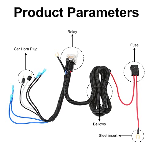 Drisentri CSA_708 Horn Wiring Harness Relay Kit thumb #2