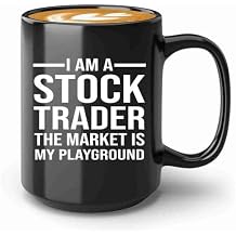 Stock Trader Coffee Mug 15oz Black -Market Playground - Stock Trader Mug Day Trader Gifts Stock Market Mug Stock Trading Gift