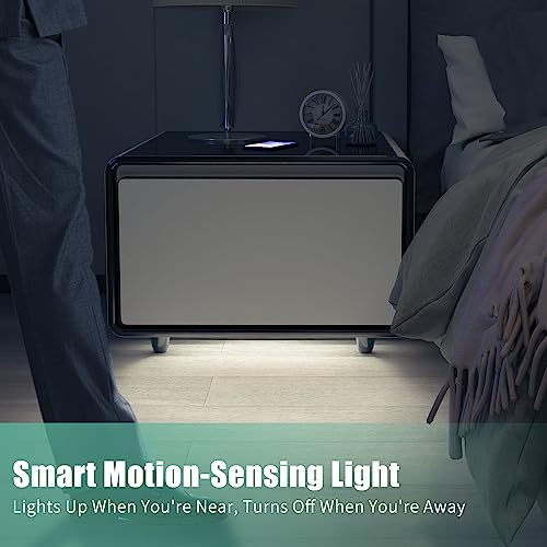 Generic 1- Modern Smart Side Table With Built-In Fridge thumb #5