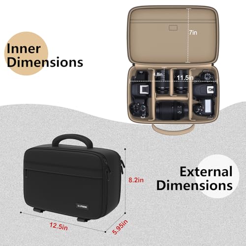 Bolso para cámara LTGEM compatible con DSLR y accesorios miniatura 2