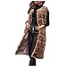 Produktbild Fcostume Damen Kunstpelz Weste Ärmellose Jacke Winterjacke Fellweste Mantel Oberteile Outwear Warm Pelzweste Pelzjacke Pelzmantel Lange Herbst- und winterwarme Pelzkleidung