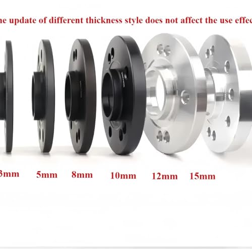 Entretoises de roue 5x100 57.1 voiture allemande élargisseur de voie 5mm - 2