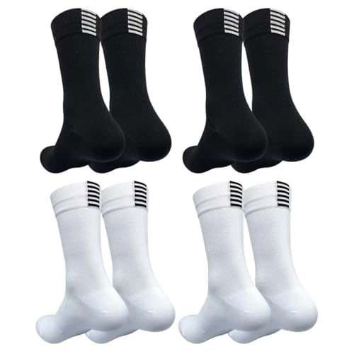 4 pares de calcetines de ciclismo para hombre,...
