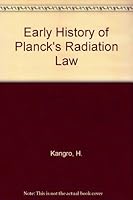 Early History of Planck's Radiation Law 0850660637 Book Cover