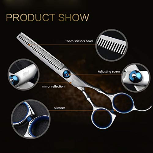 image for Lxf-xg Professional Hair Cutting Scissors, Hairdressers Scissors Set 6