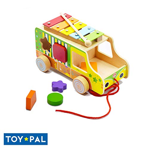 ToyPal Shape Sorter Toy for 1 Year Old - Wooden Toys for 1