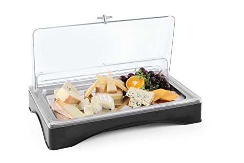 Vitrine réfrigérante avec couvercle HENDI pour protéger vos desserts du chaud - 3