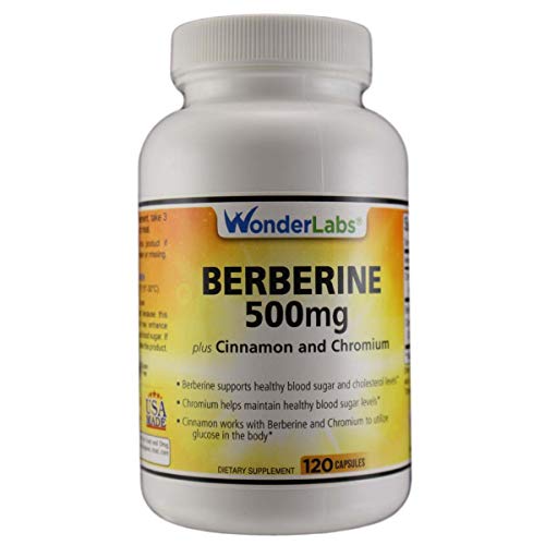 Premium Berberine Supplement -500 mg of Berberine Per Serving â€“ Non-GMO Berberine HCI Supplement- Powerful Berberine Health Formula