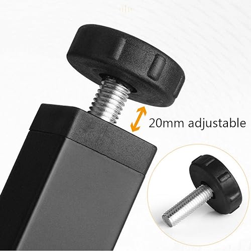 Patas de cama para marco de cama inestable, soportes de hierro con altura ajustable 7