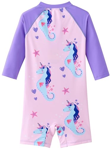 Image of UMELOK Baby Girl Swimsuit Infant Rash Guard Swimwear Bathing Suit