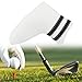 Colaxi Golf Blade Putter Cover, White, Faux Leather, Golf Putter Protection