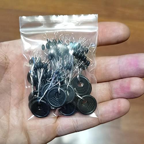 TOSSPER 120pcs / Set Pêche Bobber Stopper, Article De Pêche Accessoires pour Le Numéro De Ligne 0,4-2,0 Olive - Image 8