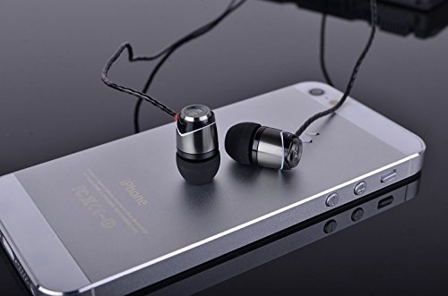 Bonus Pack! Soundmagic E10 Gunmetal, Noise Isolating In-Ear Headphones + Extra Eartips #TOP4