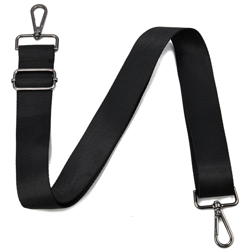 Image of Purse Strap Gold Hardware Replacement Crossbody Bag Strap, Wide Adjustable Shoulder Strap