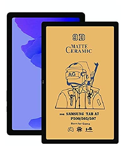 KAKASA Ultimate Trust Matte Tempered Glass Screen guard Anti-Fingerprint Scratch Protector For For Samsung Galaxy Tab A7 10.4" inch 2020 (SM-T500 / T505 / T507) -Black Edges [Matte Feel Temper(Its Not Glass)] (B09LR39NK1) Amazon Price History, Amazon Price Tracker